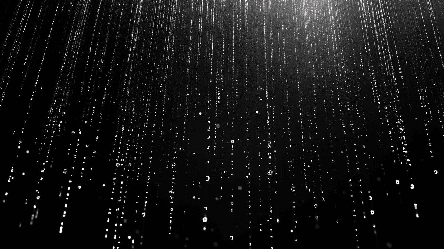 Digital rain background